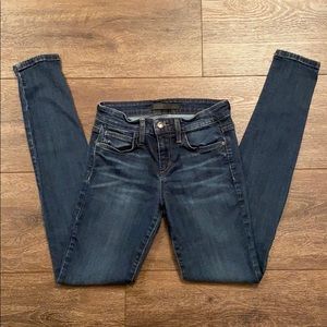 Joe’s Jeans 24 Waist Mid Rise Skinny Denim